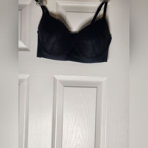 Adrienne Vittadini Women’s Bra Sz 38C Coral Floral Lace Padded Underwire